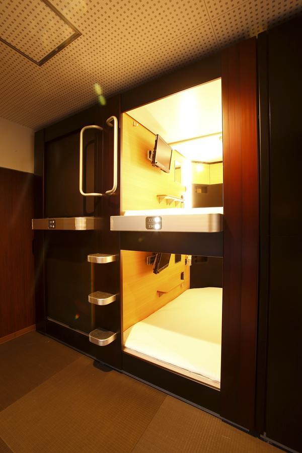 Sauna & Capsule Hotel Rumor Plaza Kiotó Szoba fotó